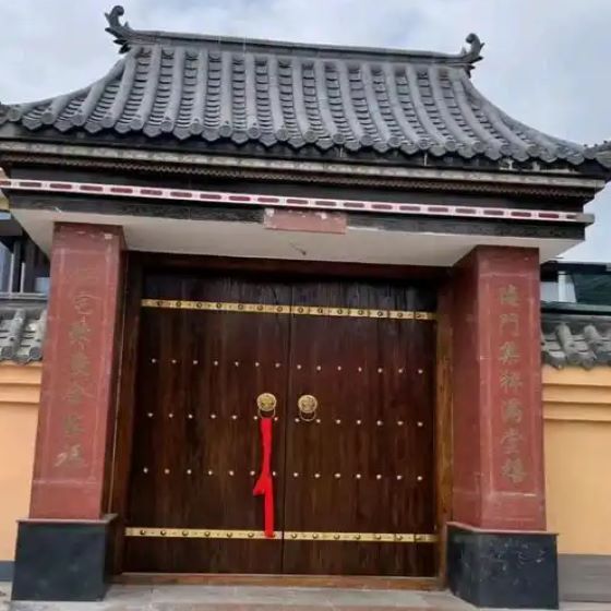 内蒙古呼市仿古大门定做6